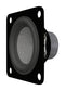 PUI AUDIO AS06504PS-X-R Speaker, 80 Hz to 20 kHz, 4 ohm, 20 W, 88 dB, Square, Panel Mount