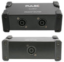 PULSE NL4-SPLIT SPEAKON SPLITTER NL4 1IP 2 OP UK