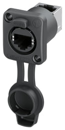 NEUTRIK NE8FDPU-TOP In-Line Adapter, Top Airtight Angled, IP65/IP67, Adaptor, In-Line, RJ45 Socket, RJ45 Socket