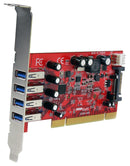 STARTECH PCIUSB3S4 CARD 4 PORT PCI USB30 PLUS SATA POWER