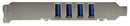STARTECH PCIUSB3S4 CARD 4 PORT PCI USB30 PLUS SATA POWER