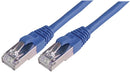 CONNECTIX CABLING SYSTEMS 003-010-005-03C PATCH LEAD, CAT 6A, SFTP, BLUE 0.5M