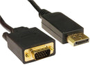 PRO SIGNAL HDHDPORT-VGA-2M LEAD DISPLAYPORT MALE VGA MALE 2M