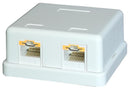 TUK SKH2LJ Modular Connector, Connection Box - RJ45, 1 x 2 (Ganged), 8P8C, Cat6