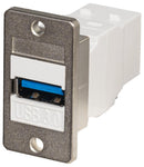TUK KCUAB3PM USB Adapter, White, ABS, USB Type A Receptacle, USB Type B Receptacle, USB 3.0