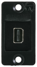 TUK KDPMDPBPM In-Line Adapter, Blk/Low Profile Panel Mnt, DisplayPort, DisplayPort Socket