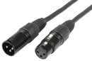 PULSE PLS00590 MIC - PATCH LEAD, 3P XLR BLACK, 5M
