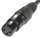 PULSE PLS00590 MIC - PATCH LEAD, 3P XLR BLACK, 5M