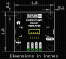 SparkFun Ambient Light Sensor - VEML7700 (Qwiic)