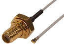 SIRETTA ASMGB020YF113S11 RF / Coaxial Cable Assembly, 6GHz Frequency, 7.9 ", 200 mm, 1.13mm, IPEX MHF5L Right Angled Plug