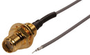 SIRETTA ASMH015ZA113S11 RF / Coaxial Cable Assembly, 6GHz Frequency, 5.9 ", 150 mm, 1.13mm, SMA Bulkhead Jack, Free End