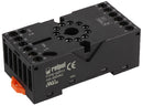 RELPOL GZP11-BLACK OCTAL 11PIN RELAY BASE BLACK