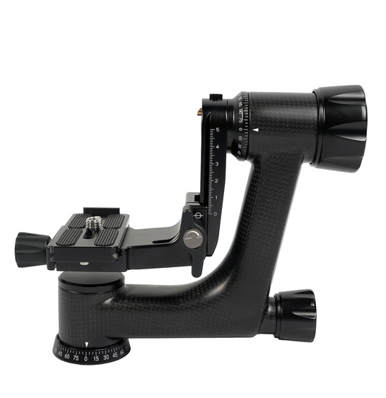 Sirui 8X Carbon Fiber Gimbal Head, Included Is The L Mp20 Platforms, Metered Height Adjustment, Max Loa