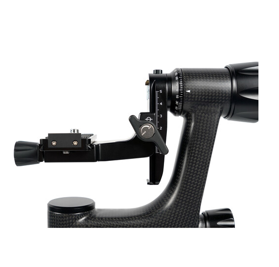 Sirui 8X Carbon Fiber Gimbal Head, Included Is The L Mp20 Platforms, Metered Height Adjustment, Max Loa