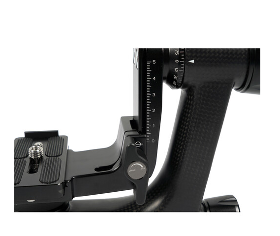 Sirui 8X Carbon Fiber Gimbal Head, Included Is The L Mp20 Platforms, Metered Height Adjustment, Max Loa