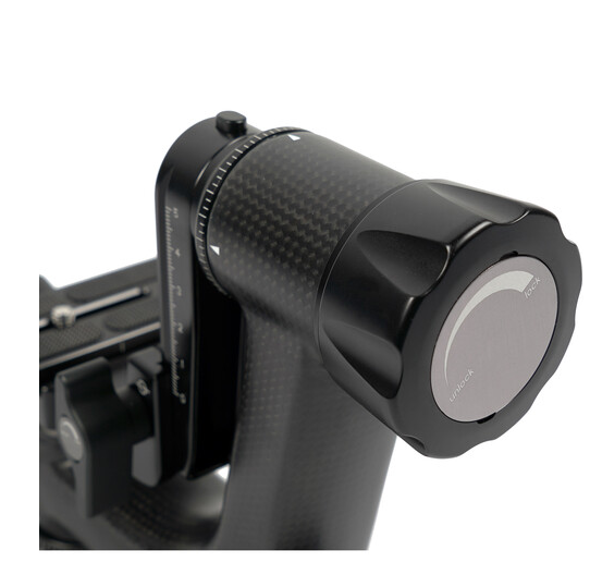 Sirui 8X Carbon Fiber Gimbal Head, Included Is The L Mp20 Platforms, Metered Height Adjustment, Max Loa