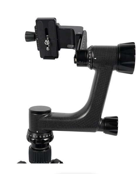 Sirui 8X Carbon Fiber Gimbal Head, Included Is The L Mp20 Platforms, Metered Height Adjustment, Max Loa