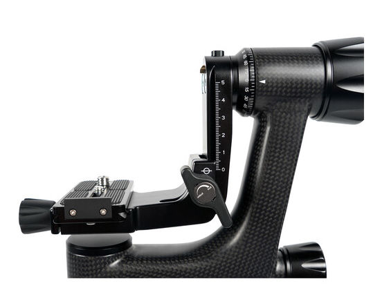 Sirui 8X Carbon Fiber Gimbal Head, Included Is The L Mp20 Platforms, Metered Height Adjustment, Max Loa