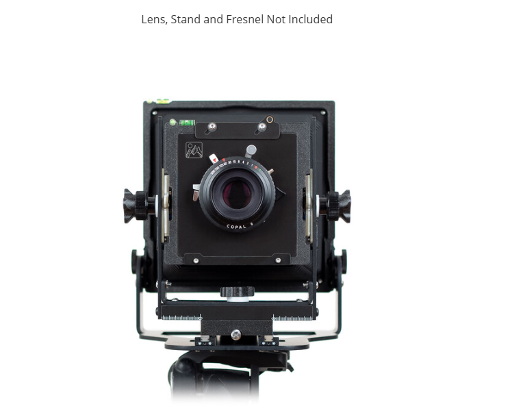 Intrepid Camera 4x5 View Camera (Black Edition)