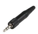 Cable Techniques Deluxe 3.5mm TRS Locking Connector (Black)