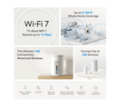 TP-Link Deco BE67 BE14000 Wireless Tri-Band Multi-Gig Whole Home Mesh Wi-Fi Module