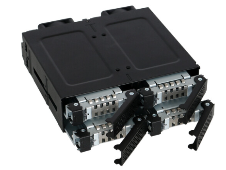 Icy Dock Tougharmor Internal Drive Enclosure For 5.25" Mini-Sas Hd Host - Black