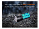 Fenix Flashlight LR35R Pro Rechargeable Flashlight with White, Red & UV Light