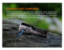 Fenix Flashlight LR35R Pro Rechargeable Flashlight with White, Red & UV Light