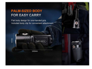 Fenix Flashlight LR35R Pro Rechargeable Flashlight with White, Red & UV Light