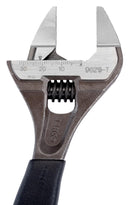 BAHCO 9031T Adjustable Wrench, Rubber Handle, 38mm Max Jaw Opening, 218mm OAL, Alloy Steel, ERGO Series