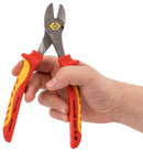 CK TOOLS T37021A 200-RND Cutter, Side, 210 mm, Diagonal, 6 mm, RedLine Series