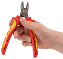 CK TOOLS T39073A 160-RND Cutter, w/ wire stripping notch, Side, 170 mm, Diagonal, 4 mm, RedLine Series