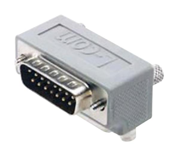 L-COM DG9015MF2 DG9015MF2 D Sub Connector Adapter R/A Standard Plug 15 Ways Receptacle New