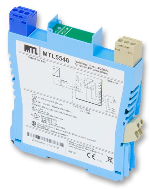MTL Surge Technologies MTL5546. MTL5546. Isolating Driver 1 Channel 20 mA DIN Rail New