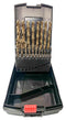MULTICOMP PRO MP013270 Twist Drill Bit Set, HSS, Cobalt Rolled Straight Shank, 19 Pieces of 1 mm to 10 mm