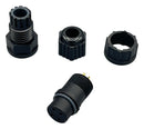 NORCOMP 868-04B-203KIT Circular Connector, Circular Cable Kit, Cavalier Series, Cable Mount Receptacle, 4 Contacts