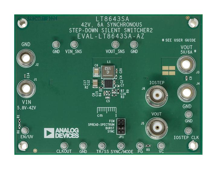 ANALOG DEVICES EVAL-LT8643SA-AZ Evaluation Board, LT8643SAAV