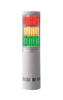 PATLITE LA6-3DTNWB-RYG Signal Tower, 3 Tier, Amber/Green/Red, 85 dB, Terminal Block, Flashing, 11 Tone, 24 VDC, IP54/IP65
