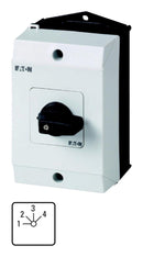 EATON MOELLER T0-4-8251/I1 Rotary Switch, Step, 4 Position, 2 Pole, 45 &deg;, 20 A, 690 V, T0 Series
