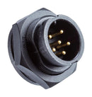 AMPHENOL LTW ACC-03PMMS-LC7001 Circular Connector, Middle Series, Panel Mount Receptacle, 3 Contacts, Solder Pin, Bayonet