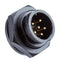 AMPHENOL LTW ACC-03PMMS-LC7001 Circular Connector, Middle Series, Panel Mount Receptacle, 3 Contacts, Solder Pin, Bayonet