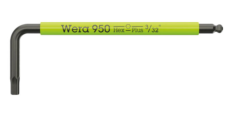 WERA 05022652001 Hex Key, 3/32 ", L Key, 56 mm
