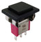 MULTICOMP PRO MP-PB8-AE221QE-1 Pushbutton Switch, SPDT, On-(Off), Square, Black
