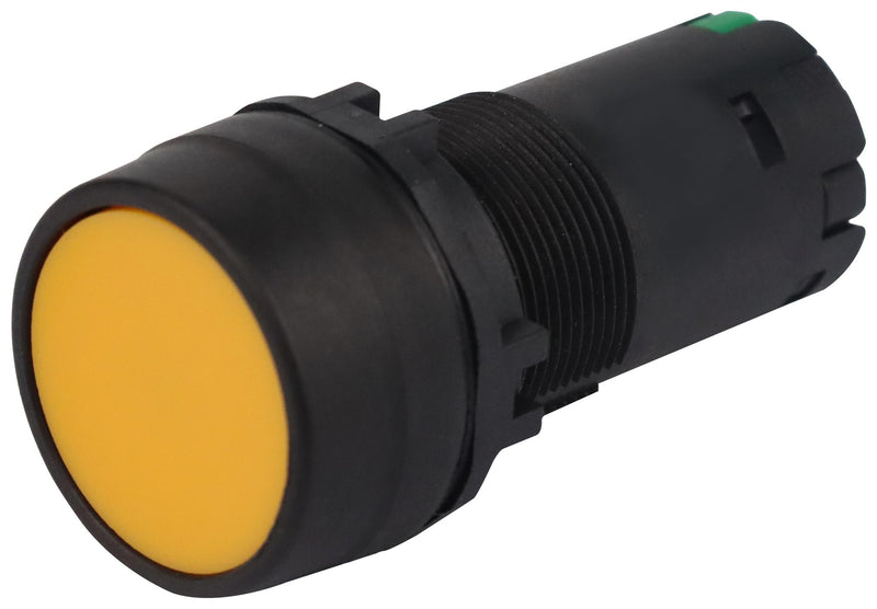 MULTICOMP PRO MPCP2B-M1E10Y Industrial Pushbutton Switch, MPCP2 Series, 22.3 mm, SPST-NO, Off-On, Round Flush, Yellow