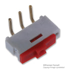 EAO 09.10201.02 SWITCH, SLIDE, SPDT-CO, 500mA, THOUGH HO