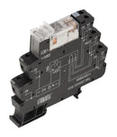 WEIDMULLER 1123530000 Power Relay, DPDT, 120 VAC/VDC, 8 A, TERMSERIES, DIN Rail
