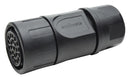 AMPHENOL SINE/TUCHEL RTS6BS18N23S03 CIRCULAR CONNECTOR, PLUG, 23POS, CRIMP
