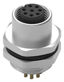 Wurth Elektronik 643060100608 643060100608 Sensor Connector WR-CIRC Series M12 Female 8 Positions Solder Socket Straight Panel Mount New