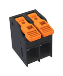 MULTICOMP PRO MP014932 Wire-To-Board Terminal Block, 10 mm, 4 Ways, 18 AWG, 6 AWG, 16 mm&sup2;, Push In