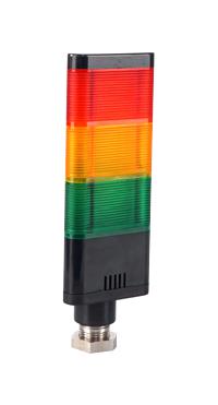 MALLORY JTC120-RYG-CDL STACK LIGHT, GRN/RED/YEL, 85DBA, 120VAC